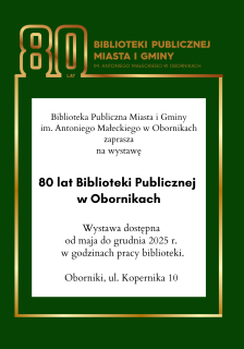 Biblioteka Publiczna Miasta i Gminy im. Antoniego Małeckiego w Obornikach(1)