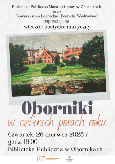 PLAKAT WIECZÓR POETYCKI
