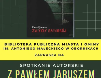 plakat spotkanie z pawlem jaruszem